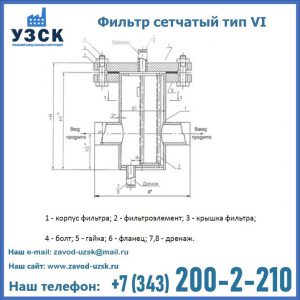 Фильтр сетчатый ФС по Т-ММ-11-2003 в Новокузнецке