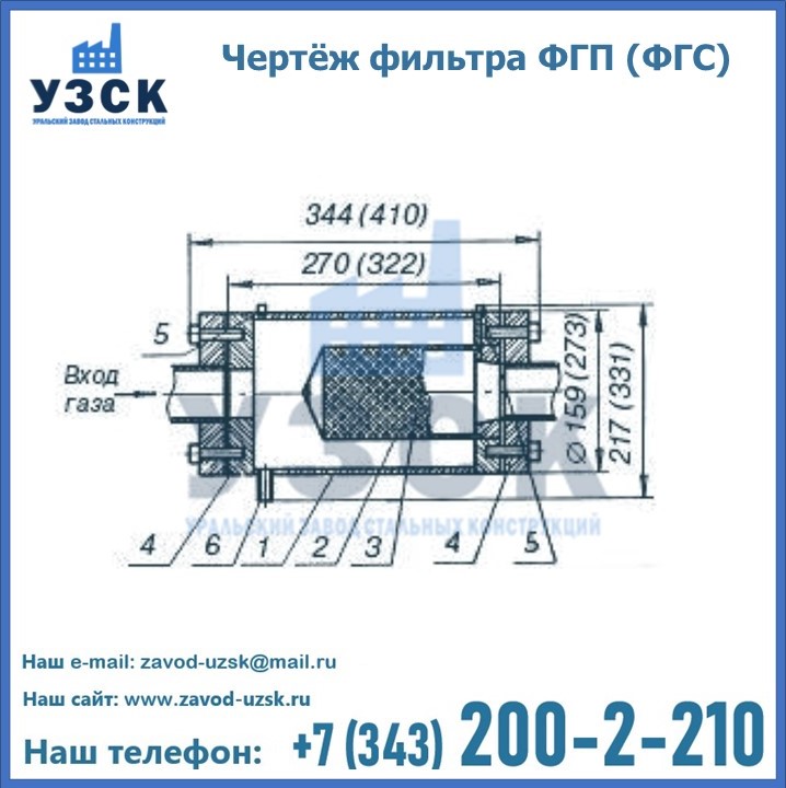 Схема ФГС(ФГП) в Новокузнецке